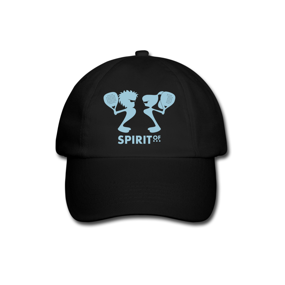 Gorra Béisbol Blanca/Negra/Azul Marino - Spiritof Pádel SkyBlue Shapes - black/black