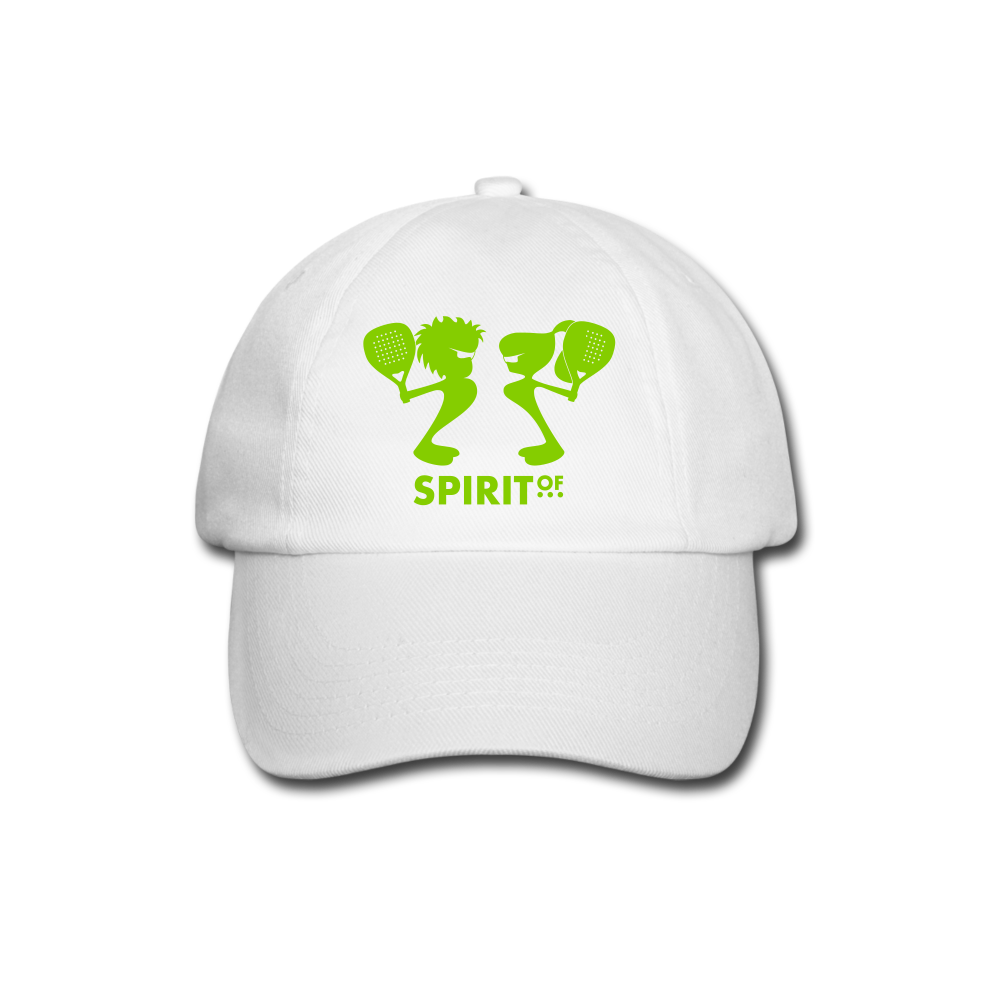 Gorra Béisbol Blanca/Negra/Azul Marino - Spiritof Pádel AppleGreen Shapes - white/white