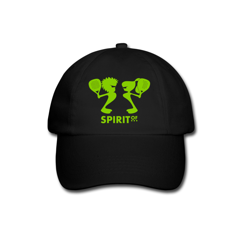 Gorra Béisbol Blanca/Negra/Azul Marino - Spiritof Pádel AppleGreen Shapes - black/black