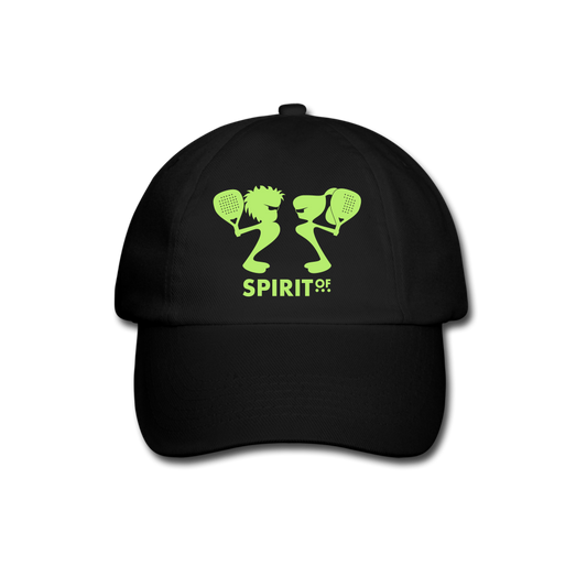 Gorra Béisbol Blanca/Negra/Azul Marino - Spiritof Pádel BrightGreen Shapes - black/black