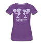 Camiseta Básica 150 Morada (Mujer) - Spiritof Pádel Lavanda Shapes - purple