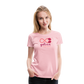 Camiseta Básica 150 Rosa Cristal (Mujer) - Consciencia Galicia Magenta&Pink - rose shadow