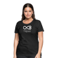 Camiseta Básica 150 Negra (Mujer) - Consciencia Galicia Grey&White - black