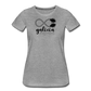 Camiseta Básica 150 Gris (Mujer) - Consciencia Galicia Black&Grey - heather grey