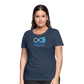Camiseta Básica 150 Azul Marino (Mujer) - Consciencia Galicia LightBlue&SkyBlue - navy