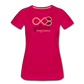 Camiseta Básica 150 Fucsia (Mujer) - Consciencia Galicia BurgundyRed&Pink - dark pink