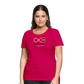 Camiseta Básica 150 Fucsia (Mujer) - Consciencia Galicia BurgundyRed&Pink - dark pink