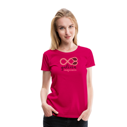 Camiseta Básica 150 Fucsia (Mujer) - Consciencia Galicia BurgundyRed&Pink - dark pink