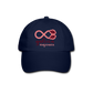 Gorra Béisbol Blanca/Negra/Azul Marino (Unisex) - Consciencia Galicia BurgundyRed&Pink - blue/blue