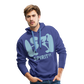 Sudadera Azul Intenso con capucha (Hombre) - Spiritof Surf SkyBlue Shapes - royal blue