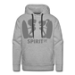 Sudadera Gris Jaspeado con capucha (Hombre) - Spiritof Surf Grey Shapes - heather grey