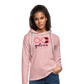 Sudadera Ligera Rosa Crema Jaspeado con capucha (Mujer) - Consciencia Galicia BurgundyRed&Pink - cream heather pink