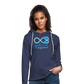 Sudadera Ligera Azul Marino Jaspeado con capucha (Unisex) - Consciencia Galicia LightBlue&SkyBlue - heather navy