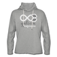 Sudadera Ligera Gris Jaspeado con capucha (Unisex) - Consciencia Galicia Grey&White - heather grey