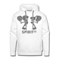 Sudadera Blanca con capucha (Hombre) - Spiritof Pádel Grey Shapes - white