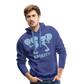 Sudadera Azul Intenso con capucha (Hombre) - Spiritof Pádel SkyBlue Shapes - royal blue