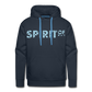 Sudadera Azul Marino con capucha (Hombre) - Spiritof Animal SkyBlue (FootPrints) - navy