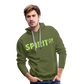 Sudadera Verde con capucha (Hombre) - Spiritof Animal BrightGreen (FootPrints) - olive green