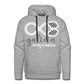 Sudadera Gris con capucha (Hombre) - Consciencia Galicia Grey&WHite - heather grey