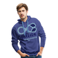 Sudadera Azul Intenso con capucha (Hombre) - Consciencia Galicia Navy&SkyBlue - royal blue