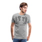 Camiseta Premium 150 Gris (Hombre) - Spiritof Surf Grey Shapes - heather grey