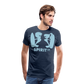 Camiseta Premium 150 Azul Marino (Hombre) - Spiritof Surf SkyBlue Shapes - navy