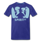 Camiseta Premium 150 Azul Intenso (Hombre) - Spiritof Surf SkyBlue Shapes - royal blue