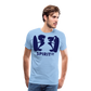 Camiseta Premium 150 Azul Cielo (Hombre) - Spiritof Surf Navy Shapes - sky