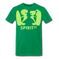 Camiseta Premium 150 Verde (Hombre) - Spiritof Surf BrightGreen Shapes - kelly green