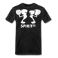 Camiseta Premium 150 Antracita (Hombre) - Spiritof Pádel White Shapes - charcoal grey