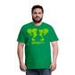 Camiseta Premium 150 Verde (Hombre) - Spiritof Pádel AppleGreen Shapes - kelly green