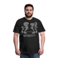 Camiseta Premium 150 Negra (Hombre) - Spiritof Gym Grey Shapes - black