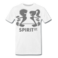 Camiseta Premium 150 Blanca (Hombre) - Spiritof Gym Grey Shapes - white
