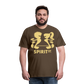 Camiseta Premium 150 Marrón (Hombre) - Spiritof Gym Cream Shapes - noble brown