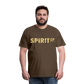 Camiseta Premium 150 Marrón (Hombre) - Spiritof Animal Cream Shapes - noble brown