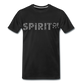 Camiseta Premium 150 Negra (Hombre) - Spiritof Animal Grey Shapes - black