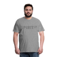 Camiseta Premium 150 Gris (Hombre) - Spiritof Animal Grey Shapes - heather grey