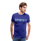 Camiseta Premium 150 Azul Intenso (Hombre) - Spiritof Animal SkyBlue (FootPrints) - royal blue