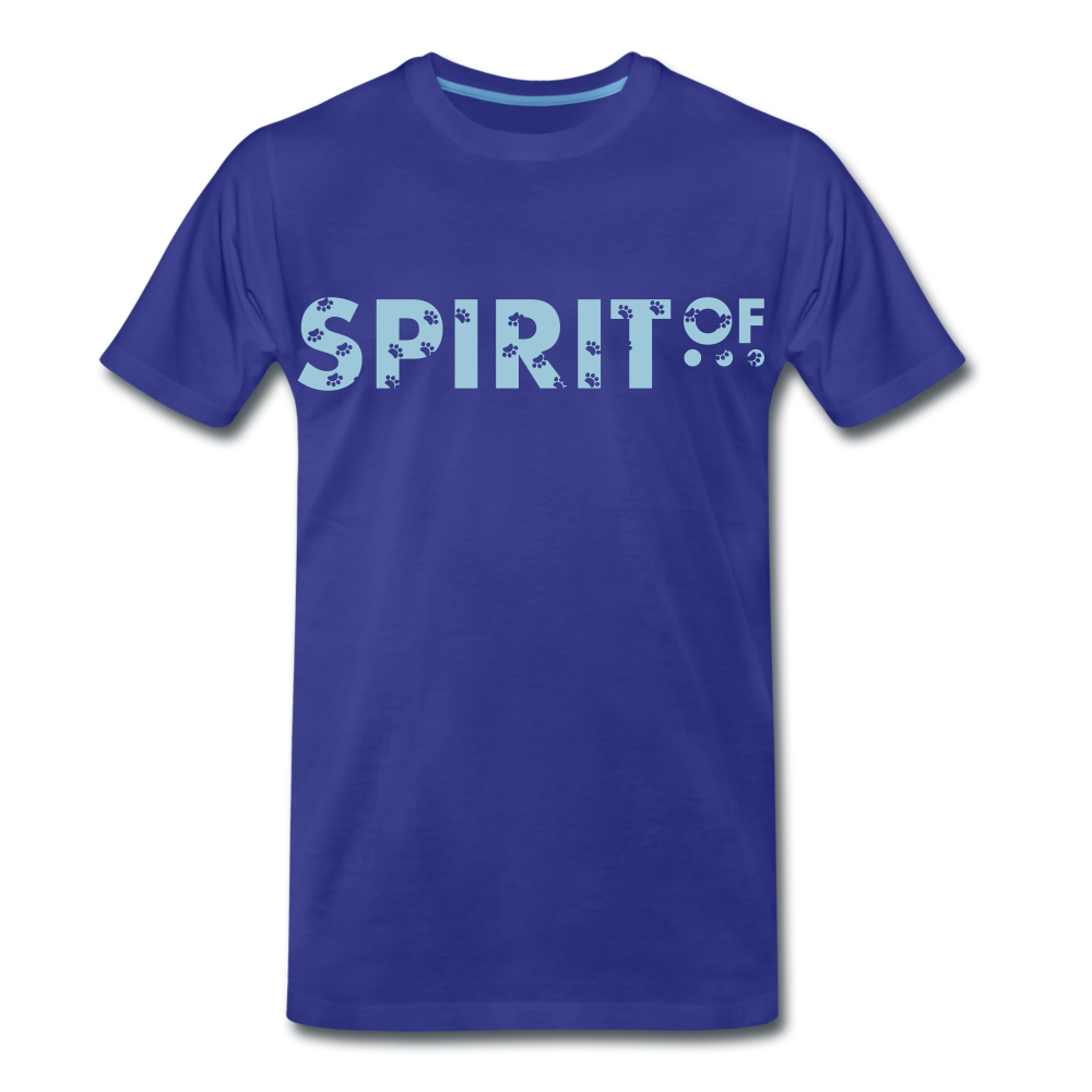 Camiseta Premium 150 Azul Intenso (Hombre) - Spiritof Animal SkyBlue (FootPrints) - royal blue