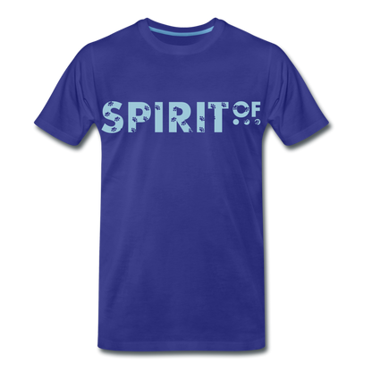 Camiseta Premium 150 Azul Intenso (Hombre) - Spiritof Animal SkyBlue (FootPrints) - royal blue