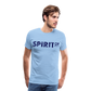 Camiseta Premium 150 Azul Cielo (Hombre) - Spiritof Animal Navy (FootPrints) - sky