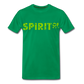 Camiseta Premium 150 Verde (Hombre) - Spiritof Animal AppleGreen (FootPrints) - kelly green