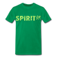 Camiseta Premium 150 Verde (Hombre) - Spiritof Animal BrightGreen (FootPrints) - kelly green