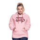 Sudadera Rosa Cristal con capucha (Mujer) - Furgoneta Spiritof Animal BurgundyRed - crystal pink