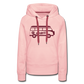 Sudadera Rosa Cristal con capucha (Mujer) - Furgoneta Spiritof Animal BurgundyRed - crystal pink